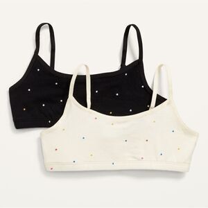 Brand New Old Navy Patterned Size XS(5) Cami‎ Bra 2-Pack for Girls